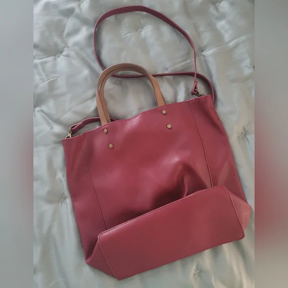Burgundy Hobo Bag - Picture 2 of 6
